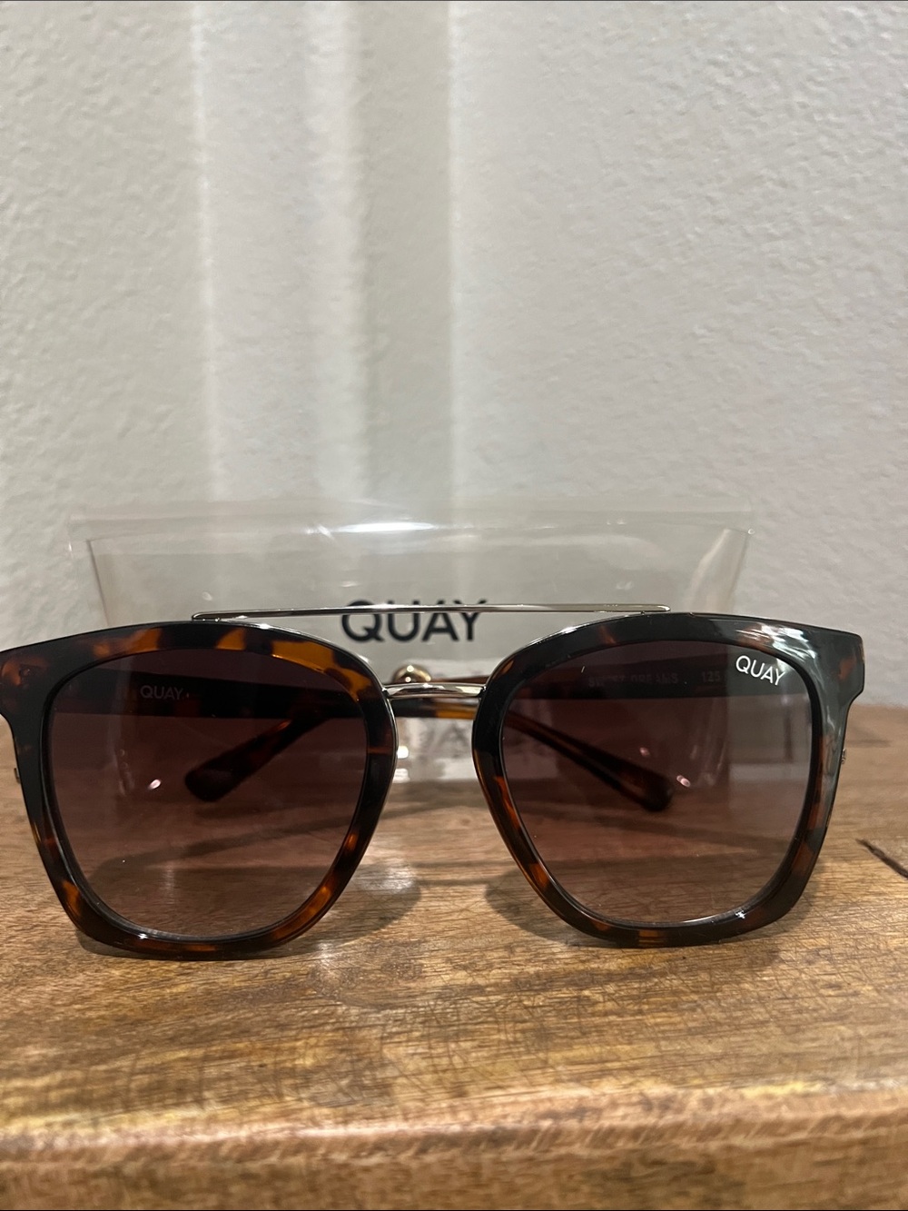 Quay Australia Tortoiseshell Sunglasses with Brown Lenses - Sweet Dreams